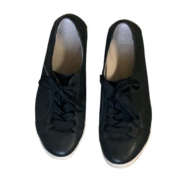 Dansko Black Leather Lace Up Sneaker Womens Sz US 8.5/9 #46F - Picture 7 of 8